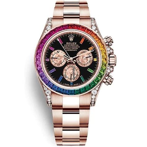 rainbow rolex black|rolex daytona rainbow 2022 price.